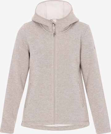 Schmuddelwedda Fleecetakki värissä beige: etupuoli