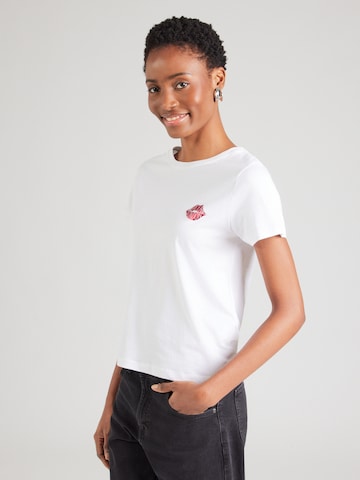 Tricou 'Brule' de la Pepe Jeans pe alb: față