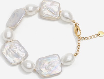 Bracelet 'Eugénie' LA MAISON GISEL B. en blanc : devant
