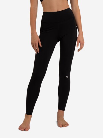 OCEANSAPART Slim fit Leggings 'Soho' in Black: front