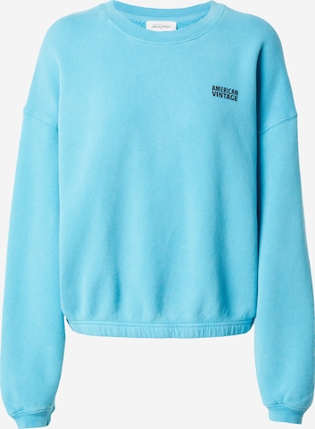 AMERICAN VINTAGE Sweatshirt  'IZUBIRD' in Blau: predná strana