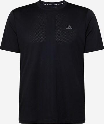 ADIDAS PERFORMANCE Functioneel shirt 'Hiit Engineered' in Zwart: voorkant