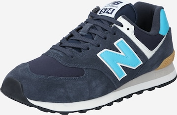 new balance Sneakers laag '574' in Blauw: voorkant