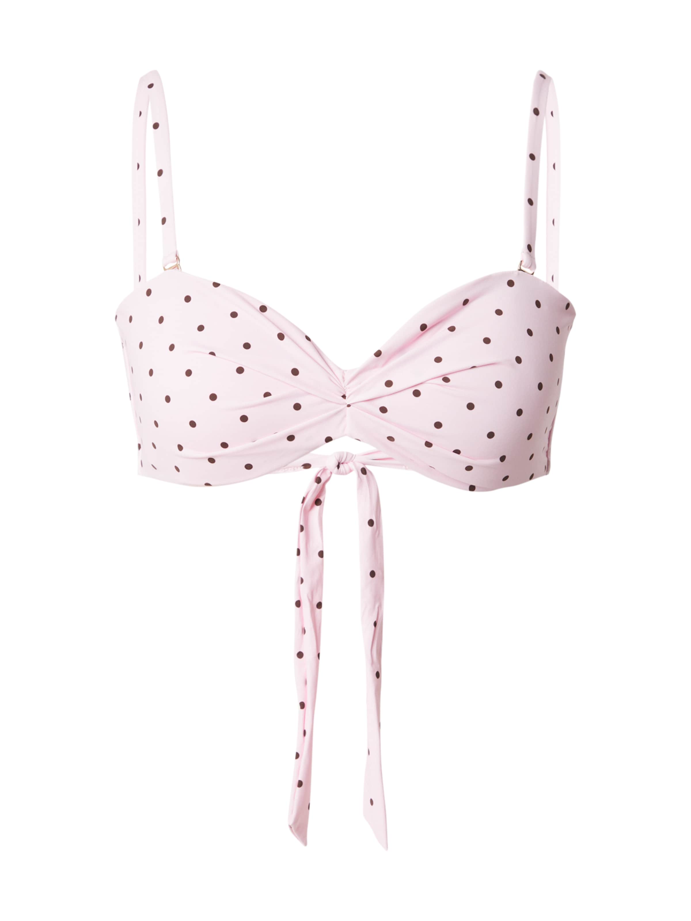 Hunkemöller Bandeau Bikinitoppi 'Alicante' värissä vaaleanpunainen: etupuoli