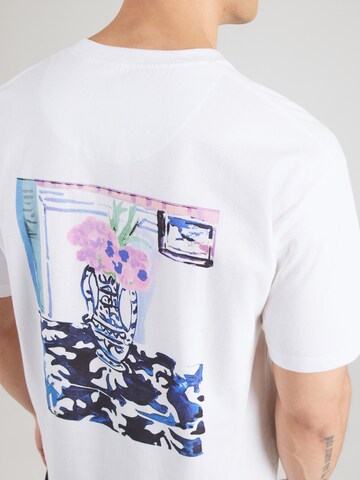 Tricou 'JPRBLACARLO' de la Jack & Jones Premium pe alb