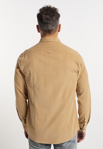 DreiMaster Vintage Regular fit Button Up Shirt in Beige