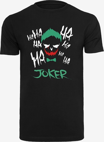 F4NT4STIC T-Shirt 'Suicide Squad Joker' in Schwarz: Vorderseite