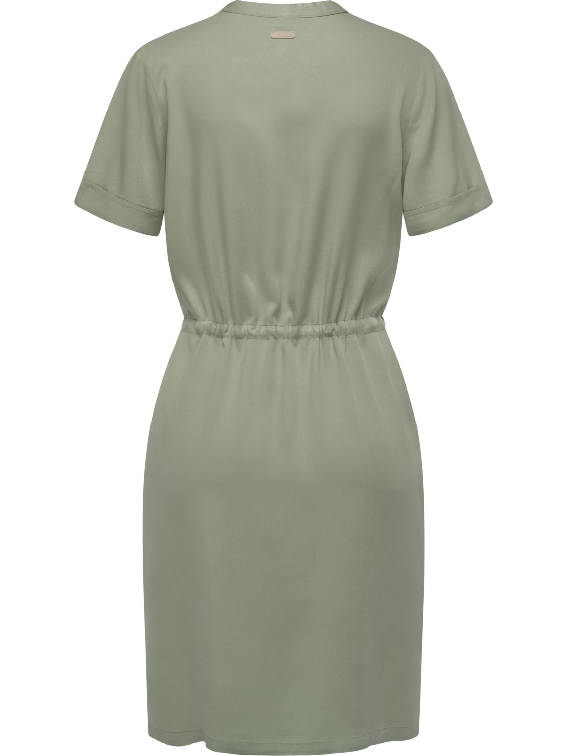 Ragwear Платье-рубашка 'Roisana' в Зеленый