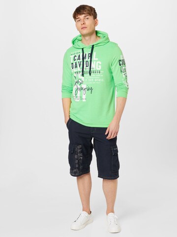 CAMP DAVID Sweatshirt in Groen