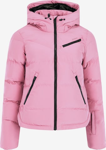 PROTEST Athletic Jacket 'PRTLUCID' in Pink: front