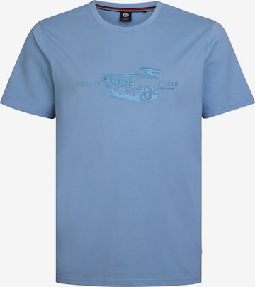 mėlyna Petrol Industries Marškinėliai 'Classic': priekis