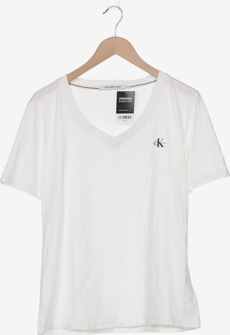 Calvin Klein Jeans T-Shirt XXL in Weiß: predná strana