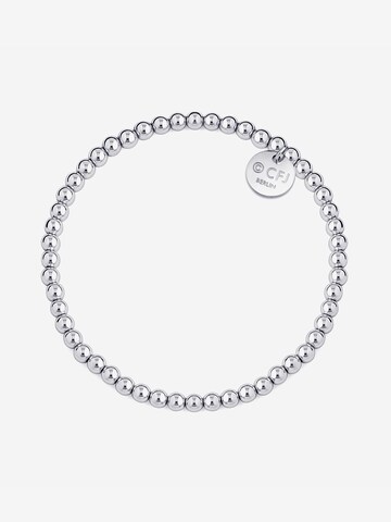 CLASSYANDFABULOUS Jewelry Armband 'CLASSYANDFABULOUS Beaded' in Silber: Vorderseite