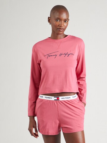 Tommy Hilfiger Underwear Korte pyjama in Roze: voorkant