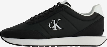 Calvin Klein Rövid szárú sportcipők 'RETRO RUNNER ESS' - fekete: elől