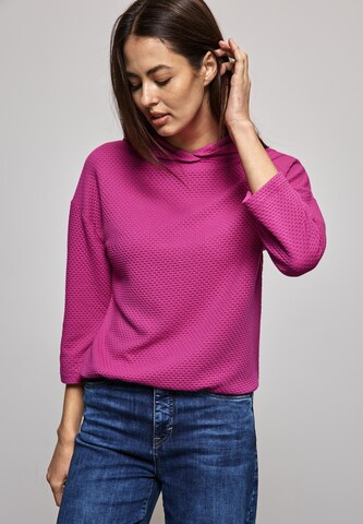 STREET ONE Sweatshirt in Pink: Vorderseite