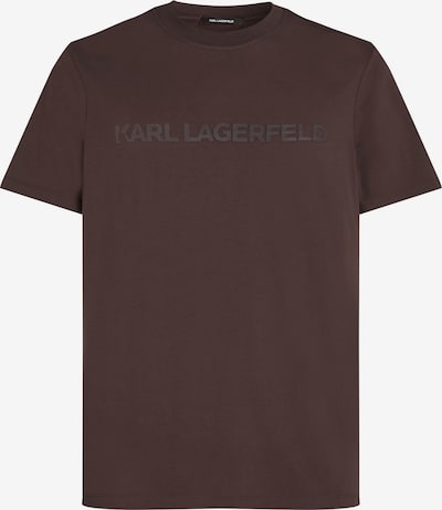 Karl Lagerfeld Paita koossa L värissä tummanruskea / harmaa / valkoinen, Tuotenäkymä