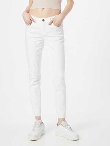 MOS MOSH Slimfit Παντελόνι σε λευκό: μπροστά