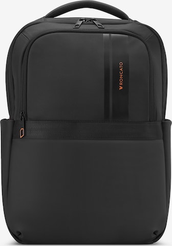 Roncato Backpack ' Metropolitan ' in Black: front