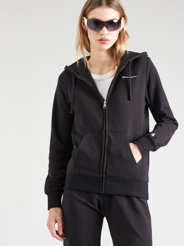 Champion Authentic Athletic Apparel Sweatjacke in Schwarz