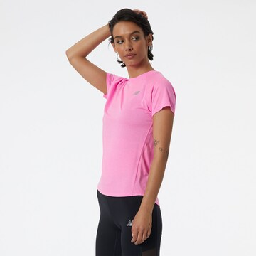new balance Functioneel shirt 'Impact Run' in Roze