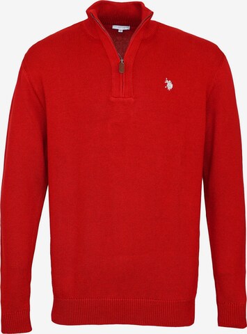 U.S. POLO ASSN. Pullover in Rot: predná strana