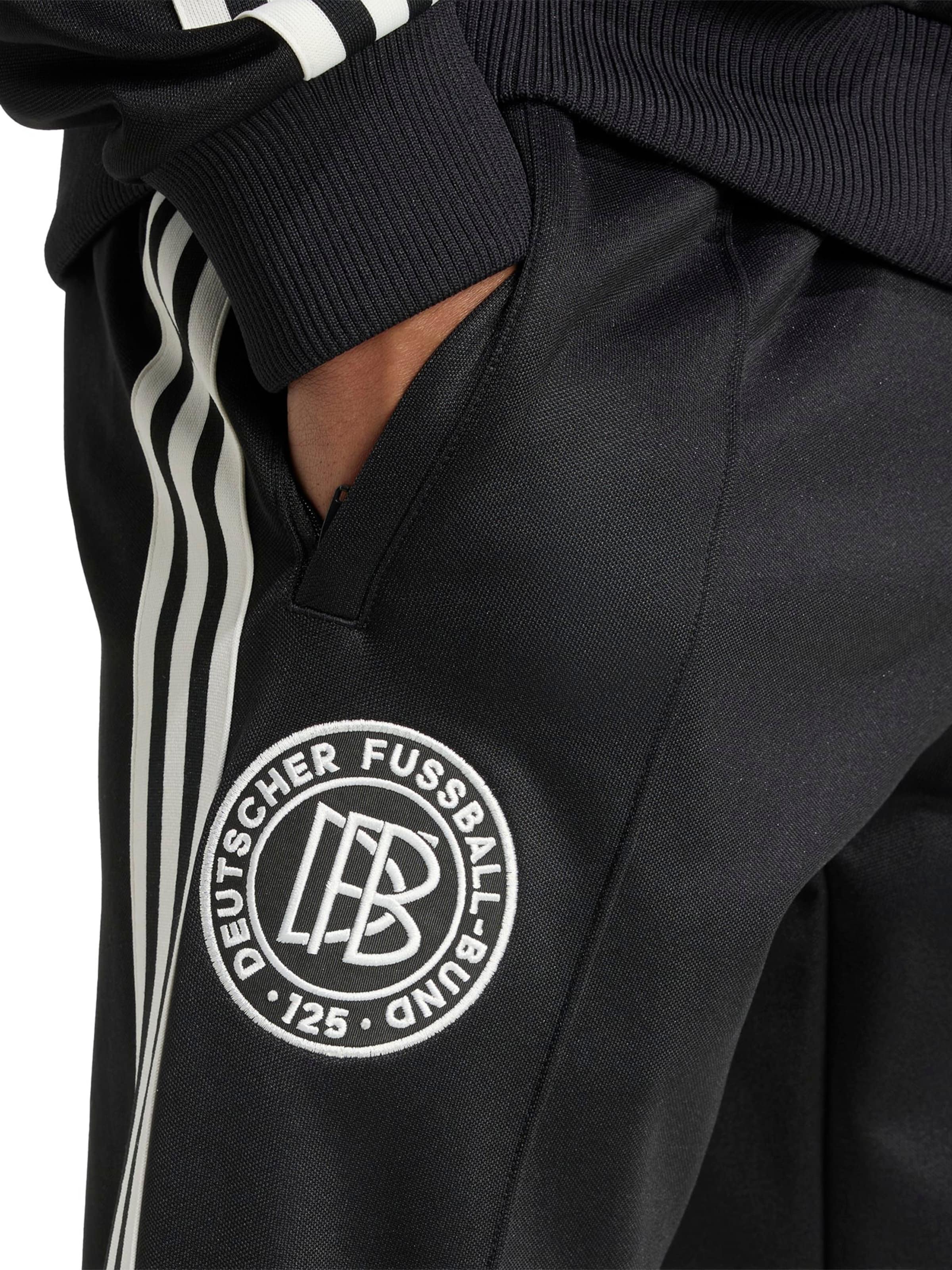 ADIDAS PERFORMANCE Tapered Sports trousers 'DFB Anniversary' in Black