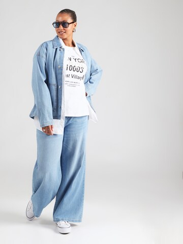 ONLY Carmakoma Majica 'CARDIANNA' | bela barva