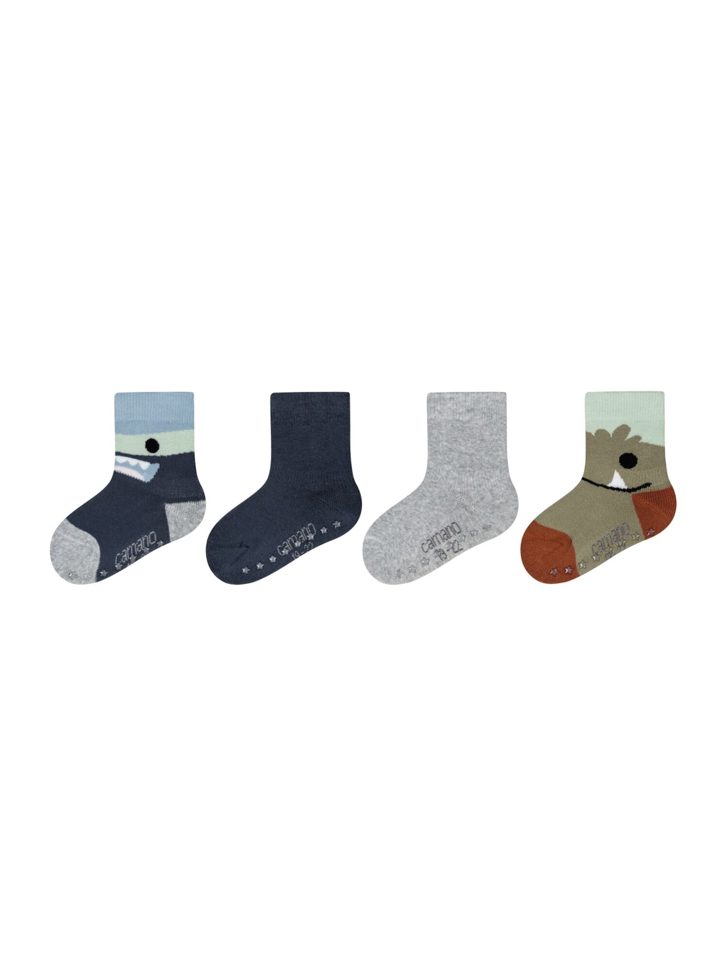 camano Socken in Blau: Vorderseite