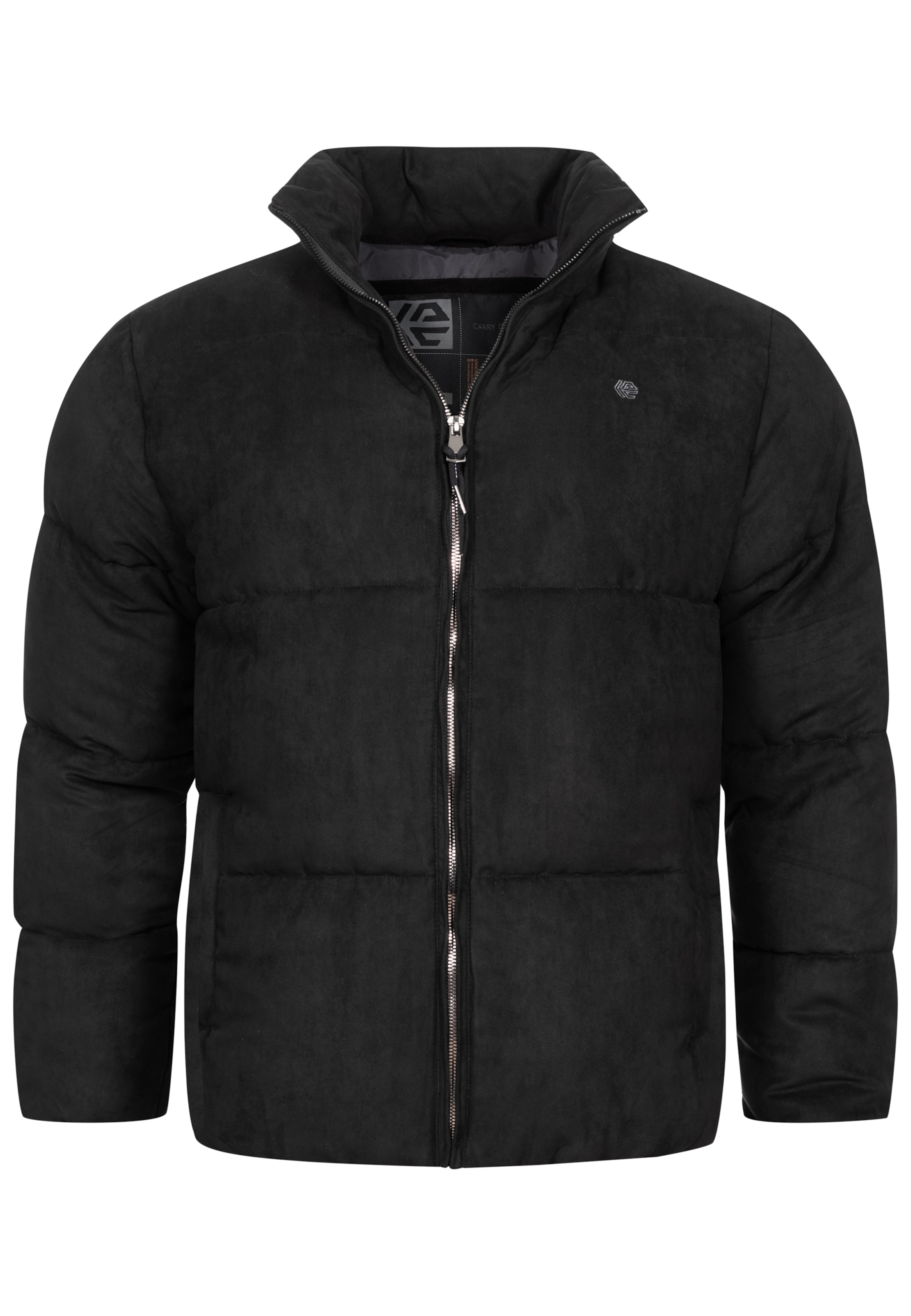 INDICODE JEANS Winterjas 'Graville' in Zwart: voorkant