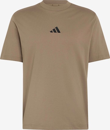 ADIDAS SPORTSWEAR Funkcionalna majica 'Essentials' | bež barva: sprednja stran