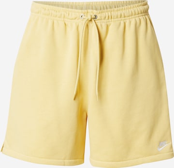 Pantaloni 'CLUB' di Nike Sportswear in giallo: frontale
