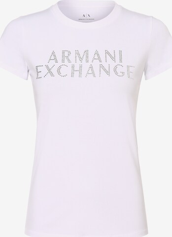 ARMANI EXCHANGE Shirt in Weiß: predná strana