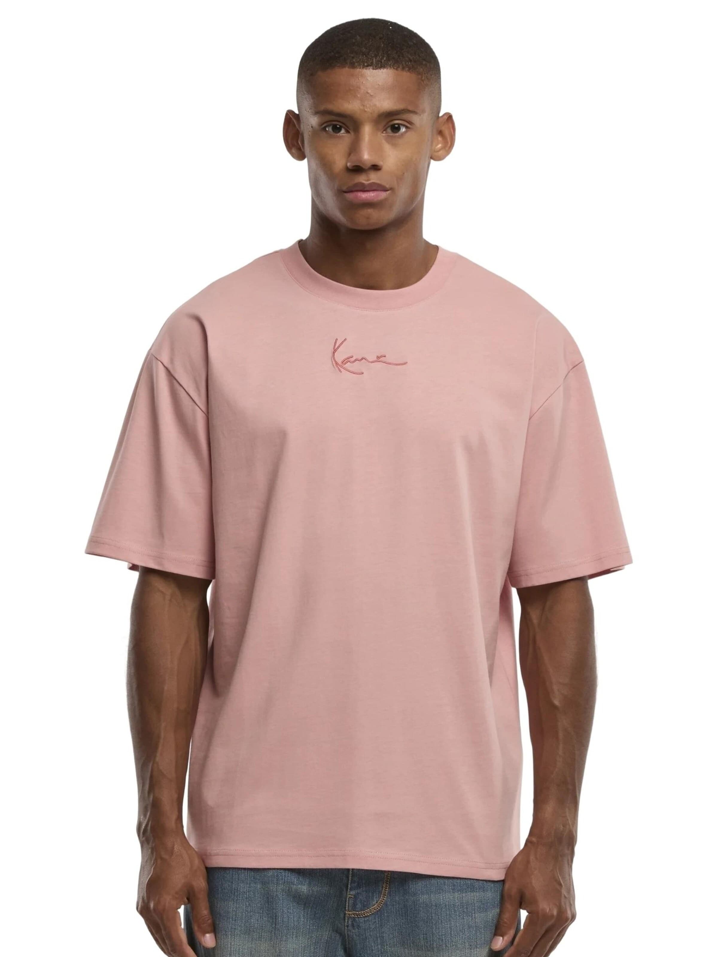Karl Kani - Camiseta 'Camiseta karl kani rosa small signature essential tee' en rosa: frente