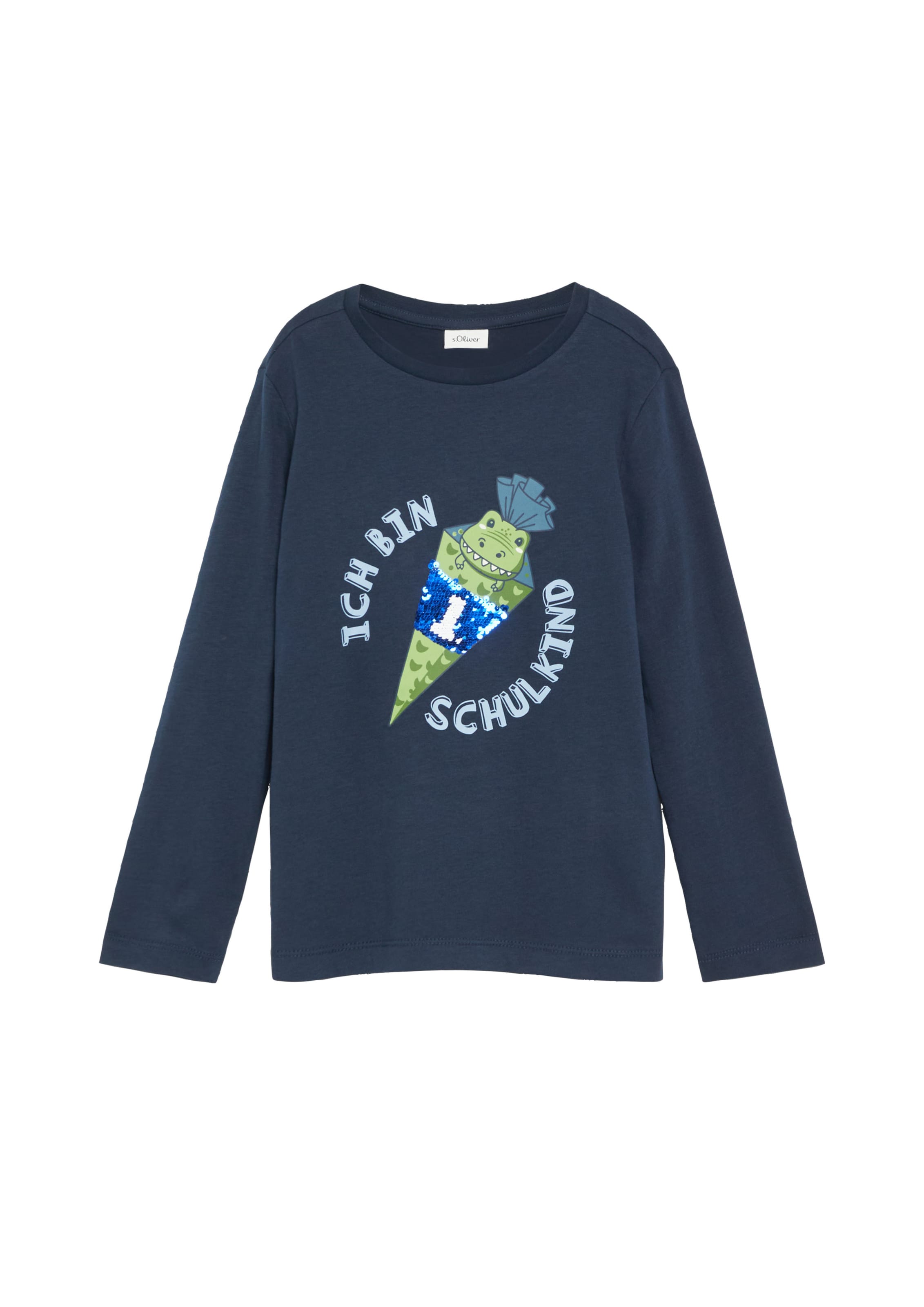 T-Shirt s.Oliver en bleu : devant