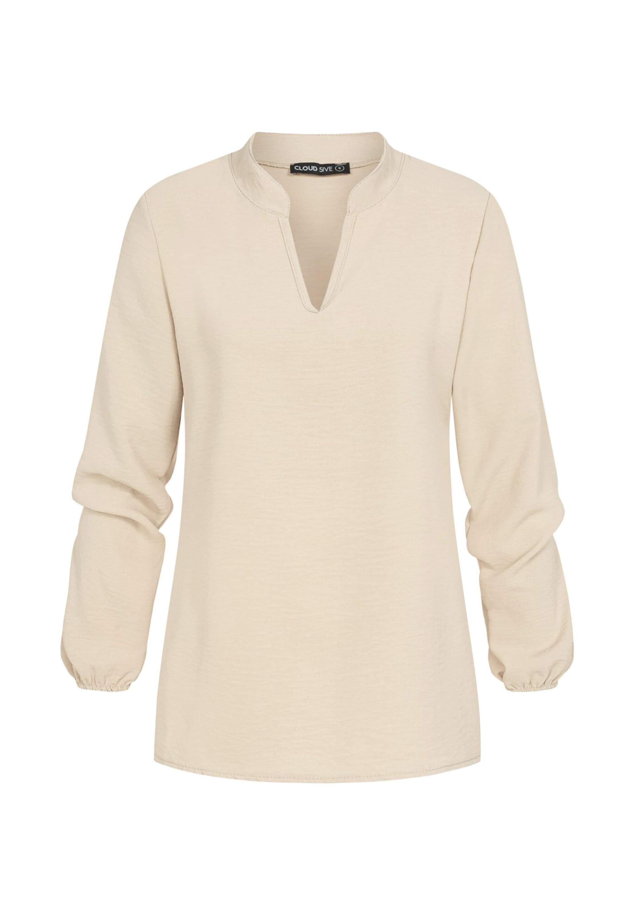 Cloud5ive Bluse in Beige: Vorderseite
