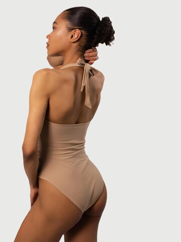 BREEZERA Classic Swimsuit 'Azure Muse Badeanzug' in Brown