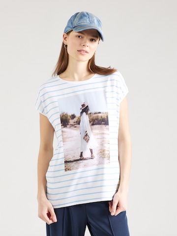 Key Largo T-shirt 'TASHA' i blå: framsida