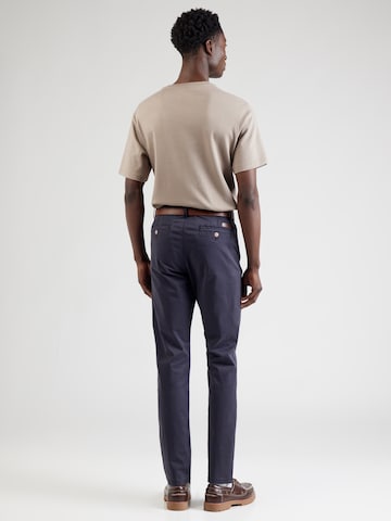 INDICODE JEANS Slimfit Chinohousut 'Gower' värissä sininen: takapuoli