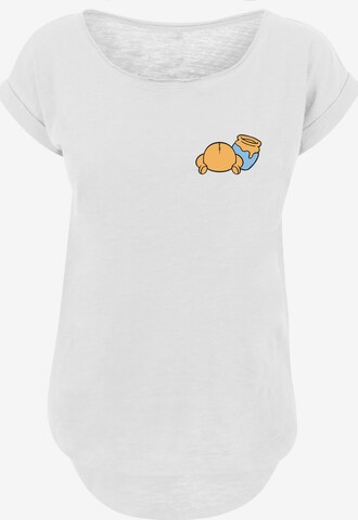 T-shirt 'Disney Winnie Pooh' F4NT4STIC en blanc : devant