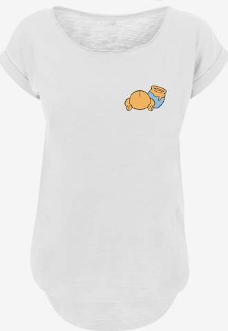 T-shirt 'Disney Winnie Pooh' F4NT4STIC en blanc : devant