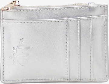 myMo at night Wallet in Silver: front