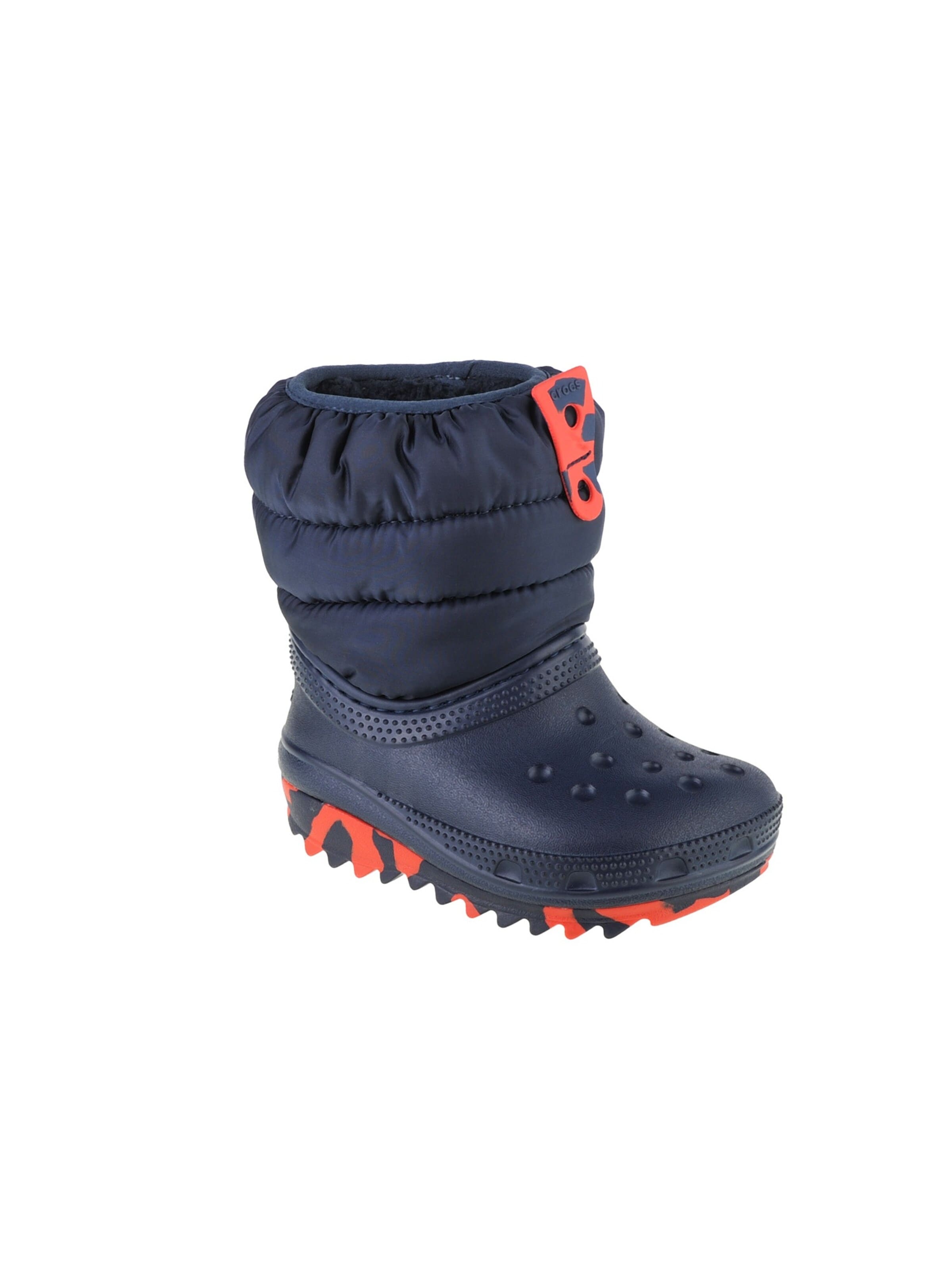Crocs Snowboots 'Classic Neo Puff Boot Toddler'‌‌‌‌ in Blau: Vorderseite