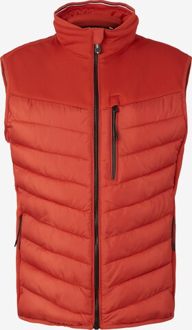 TOM TAILOR Vest in Orange: front