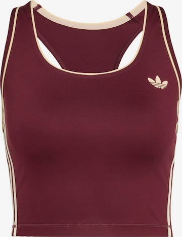 Top sportivo di ADIDAS PERFORMANCE in rosso: frontale