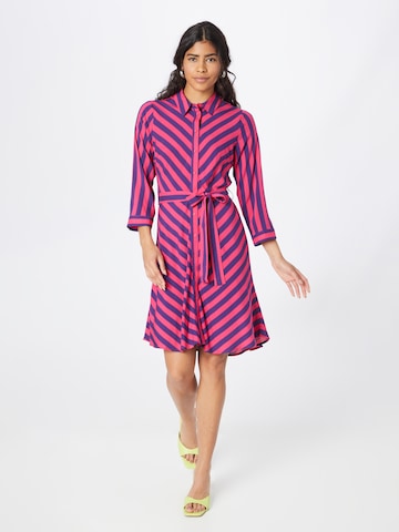 Y.A.S Shirt Dress 'SAVANNA' in Pink: front
