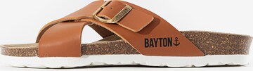 Bayton Pantoletter 'Era' i beige: forside