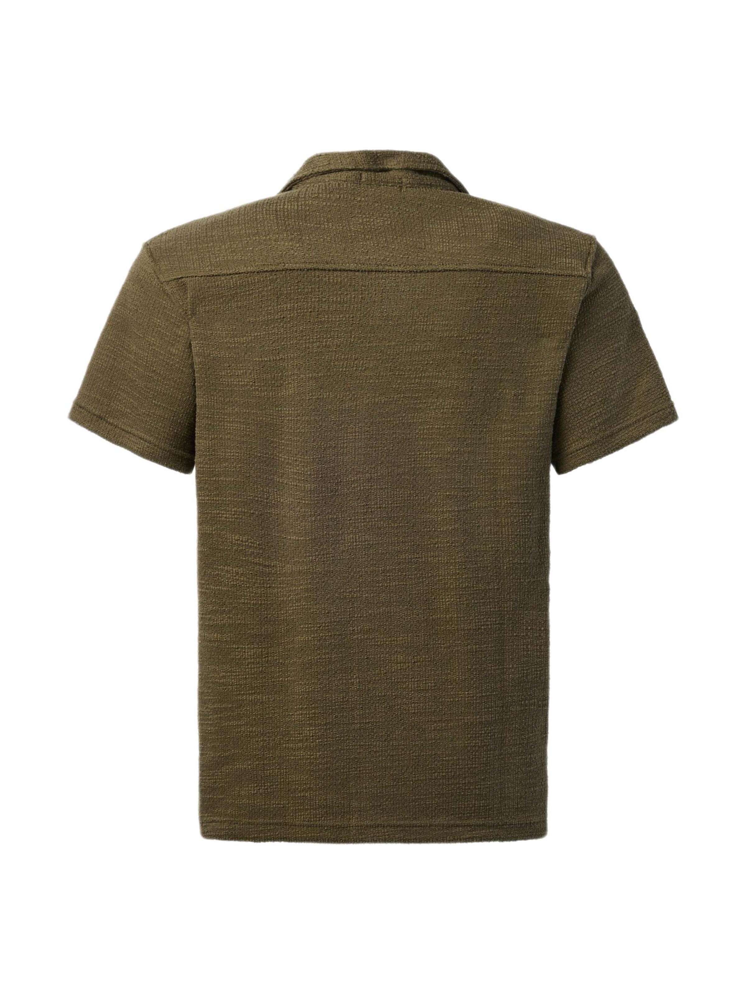 Denim Factory Button Up Shirt 'Resort' in Green: front