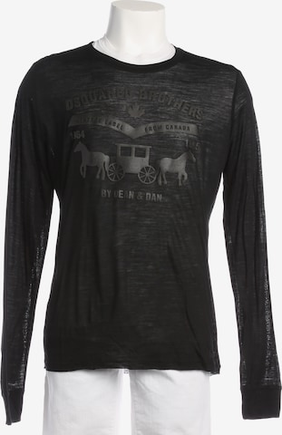 DSQUARED2 Freizeithemd / Shirt / Polohemd langarm M in Schwarz: Vorderseite