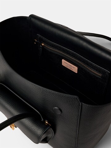 Coccinelle Handtasche 'Coccinelle Double Beat Handbag Grained Leather'‌‌‌‌ in Schwarz